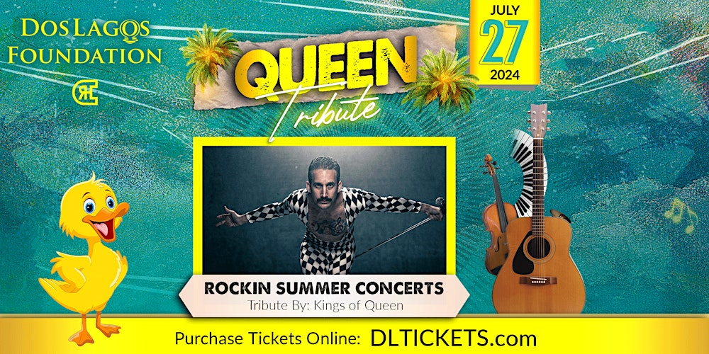 Experience the magic of QUEEN at the Rockin Summer Concerts 2024.