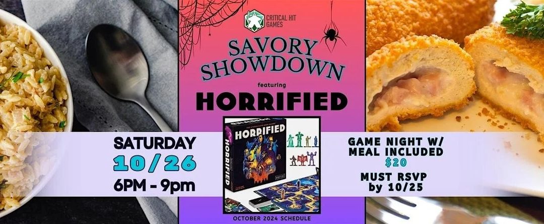 Join Us for Savory Showdown Game Night